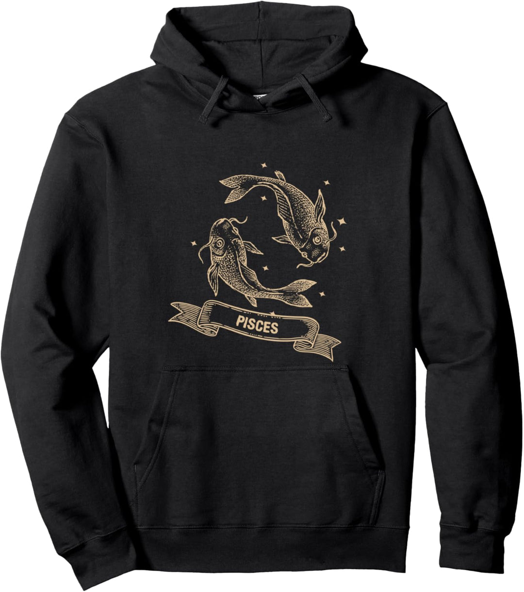 Fische Sternzeichen-Geschenk Männer Frauen Kinder Pullover Hoodie