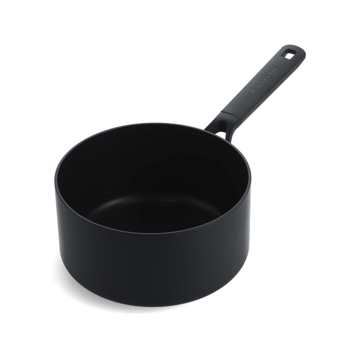 KitchenAid Classic Forged Stielkasserolle (16cm/1,5L), hart anodisiert, PFAS-freie gesunde keramisch
