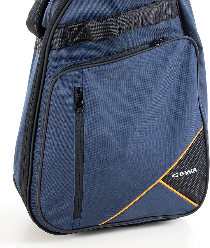 Gewa Premium Gig Bag für Konzertgitarre Westerngitarre Blau, Westerngitarre Blau