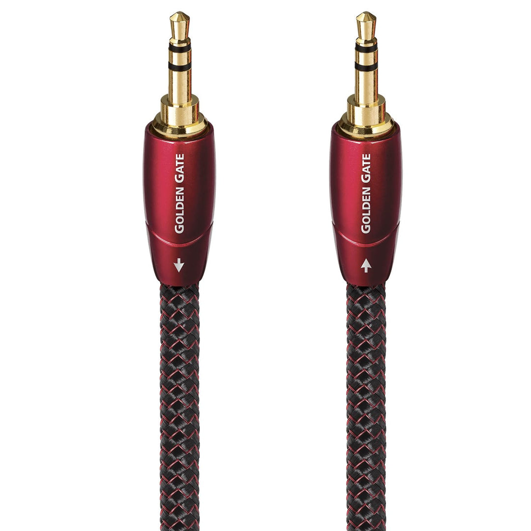 AudioQuest 2m Golden Gate 3,5mm Audiokabel 3,5mm Schwarz - Audiokabel (3,5mm, 3,5mm, Kupfer, 2m, Sch