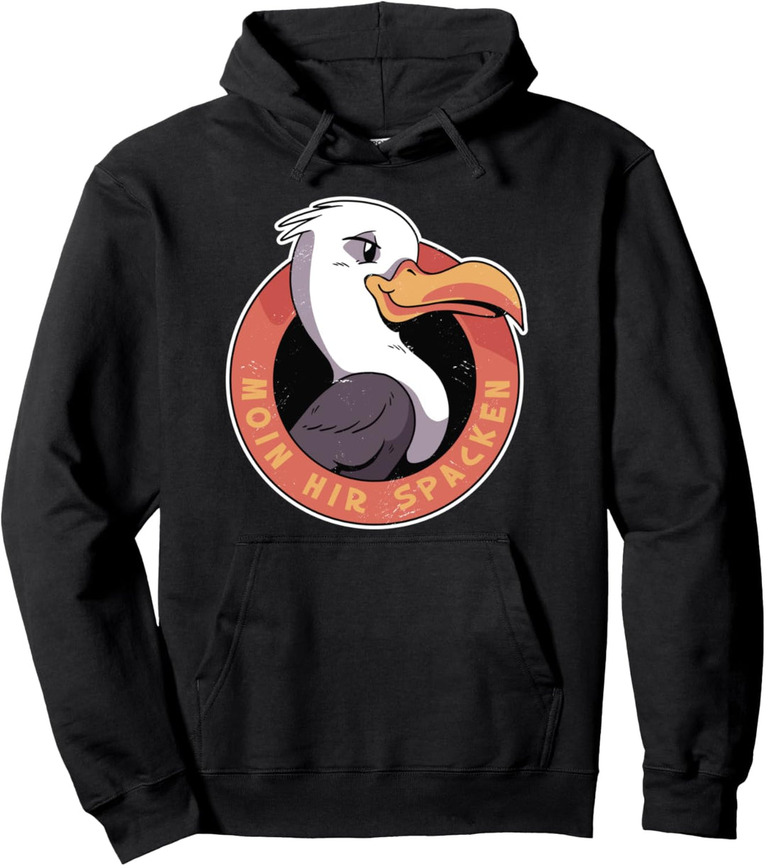 Moin ihr Spacken Nordsee Heimat Norddeutsche Ostsee Humor Pullover Hoodie