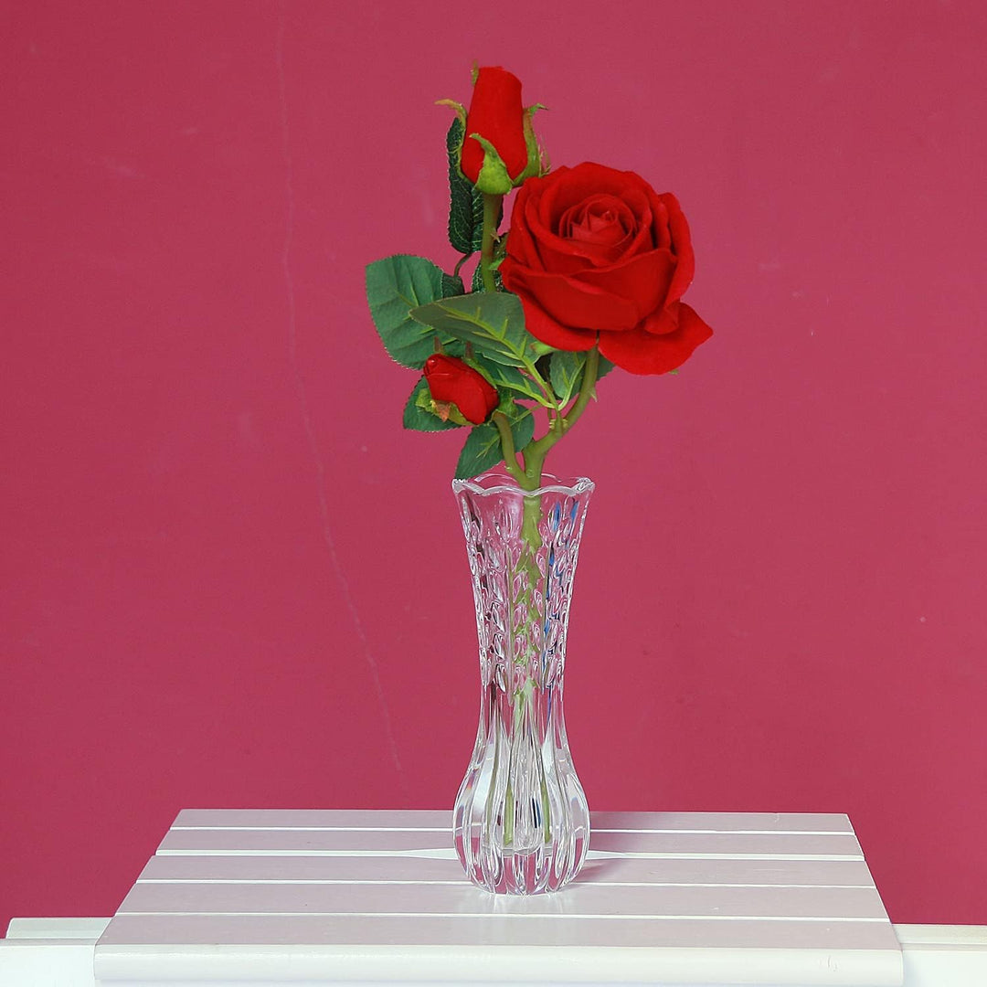 Unzerbrechliche Vase Glas Klein Mini Flower Vasen Deko Blumenvase Modern Schmal grosse Kleine Vasen