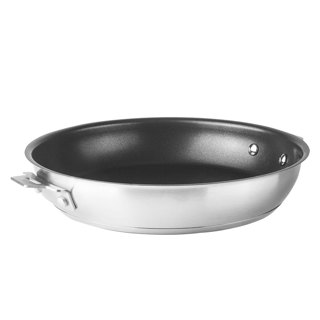 LACOR - 56820 - Kombi-Bratpfannenkörper, Edelstahl 18/10, QuanTanium® Antihaftbeschichtung, PFOA-fre