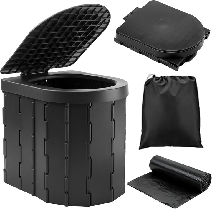 KINSPORY Campingtoilette, Mobile Toilette, Trenntoilette, Tragbare Toilette für Draussen oder Drinne