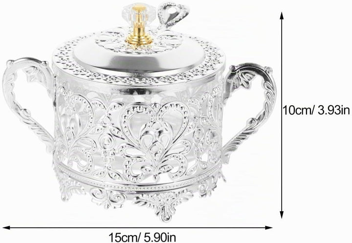 Toyvian Vorratsglas Aus Kunstglas Mit Deckel Und Löffel Transparente Zuckerdose Für Küche Praktische
