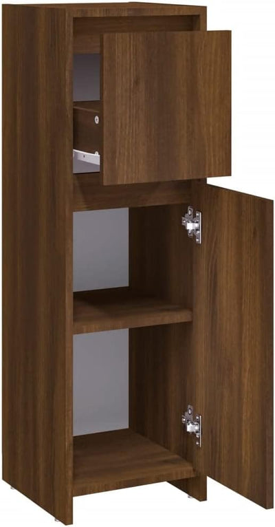 homiuse 30x30x95 cm Badezimmerschrank Waschbeckenunterschrank Badezimmer Möbel Badschrank Baduntersc