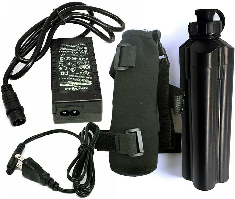 Aelcouth® Ladegerät RB-CC4002 & 1X Battery 14.8V 5,0Ah BM2300 Kompatibel für Daiwa BM2300 BM2900 BM2