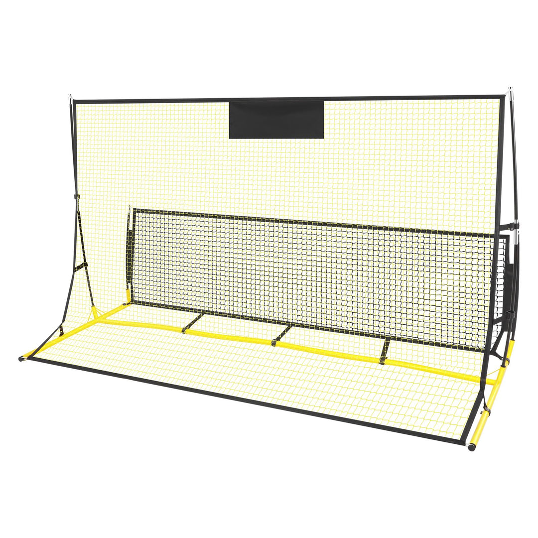 2-in-1 Rebounder für Fussball 210 x cm85cm x 120cm Fussball Rebounder