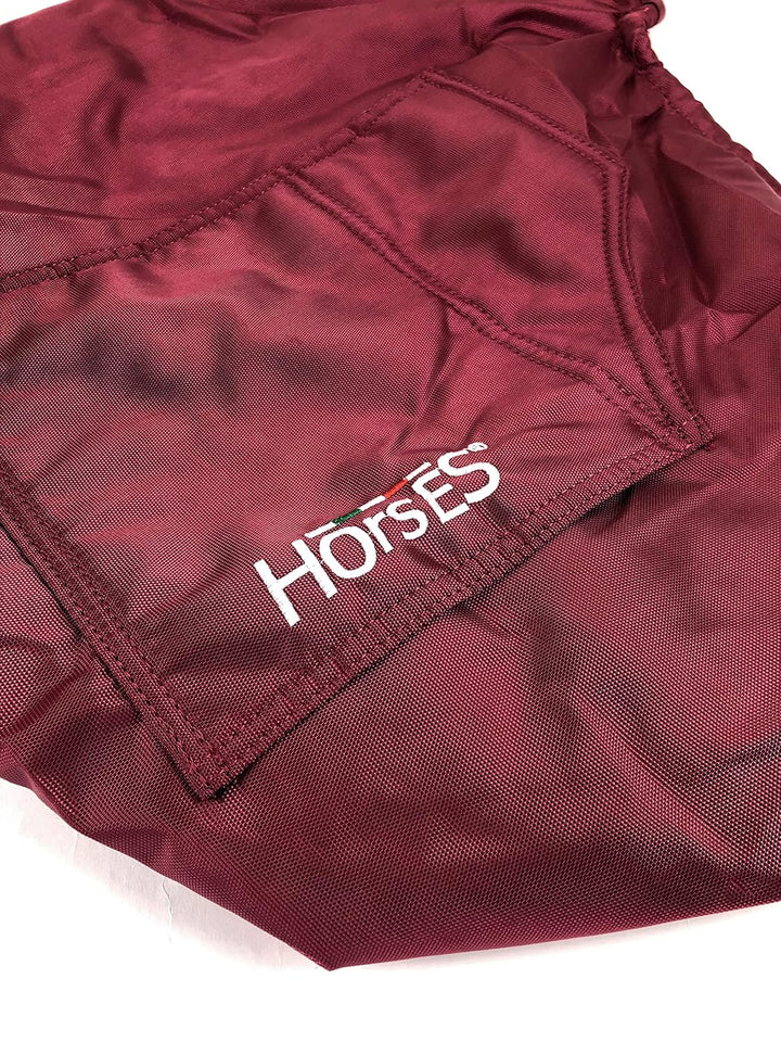 Horses, Sattel Überzug In Nylon mit innerhalb Fleece, Verstellbarer Sitzbezug, Geeignet für mehrere
