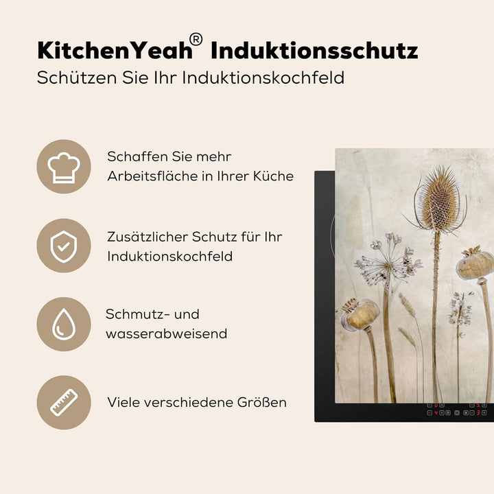 Herdabdeckplatte Einteilig Ceranfeld Abdeckplatte für Induktionsschutz Ceranfeldabdeckung Vinyl Herd