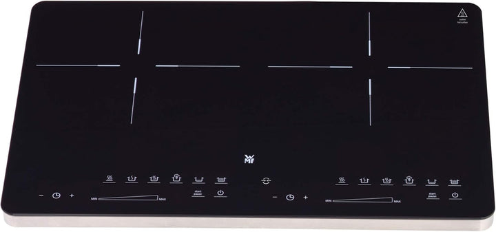 WMF Kult X Doppel- Induktionskochfeld, Kochplatte bis 28 cm, 3500 W & Devil Pfannenset 2-teilig, Bra