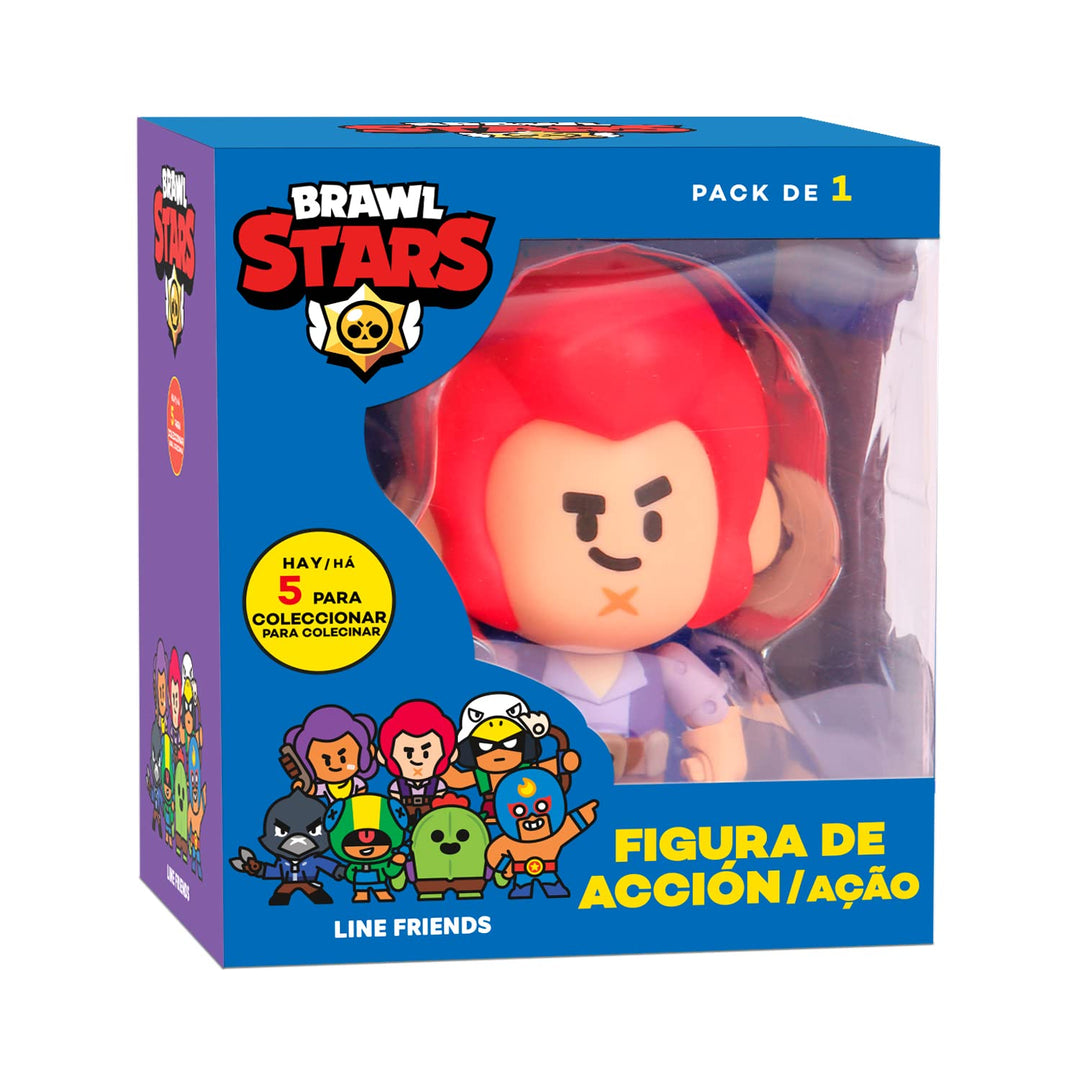 Bizak Brawl Stars 64116011 Action-Figur, 1 Stück, in Box, Colt. Multiplayer-Spielfiguren, 11 cm