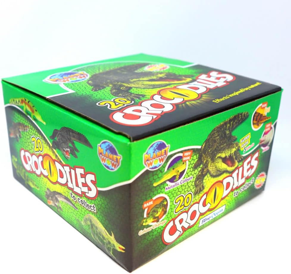 Bundle mit Blue Ocean Crocodiles Sammelfiguren 2025 - Planet Wow Krokodil Figur - 1 Display - Exklus