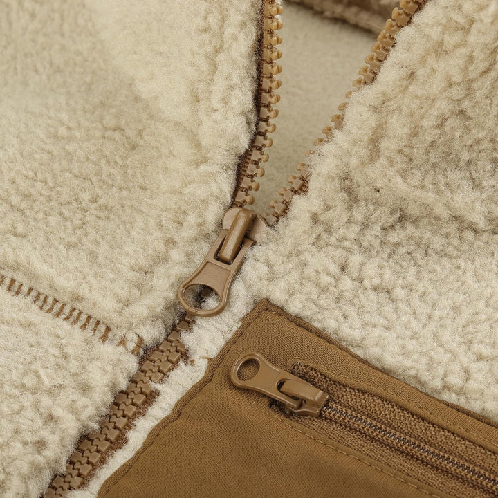 Kleinkind Kinder Polarfleece Weste Verdicken Kinder Stehkragen Reissverschluss Ärmellose Jacke Elter