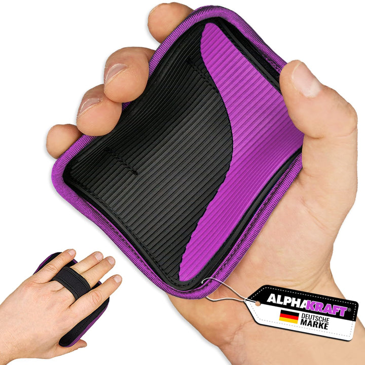 ALPHAKRAFT® Griffpolster Kraftsport [1 Paar] | Griffpads Krafttraining & Grip Pads Gym | rutschfeste