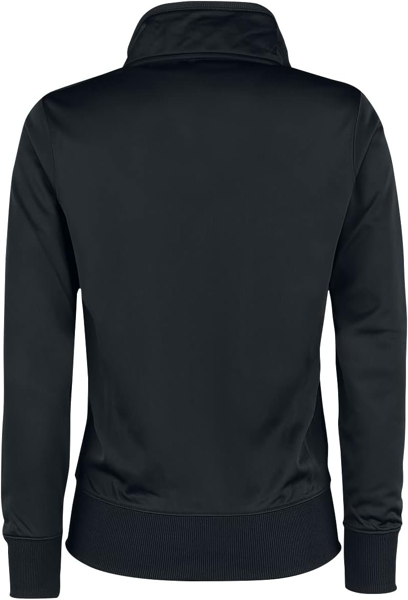 Lonsdale Damen Eype Trainingsjacke, XL Schwarz