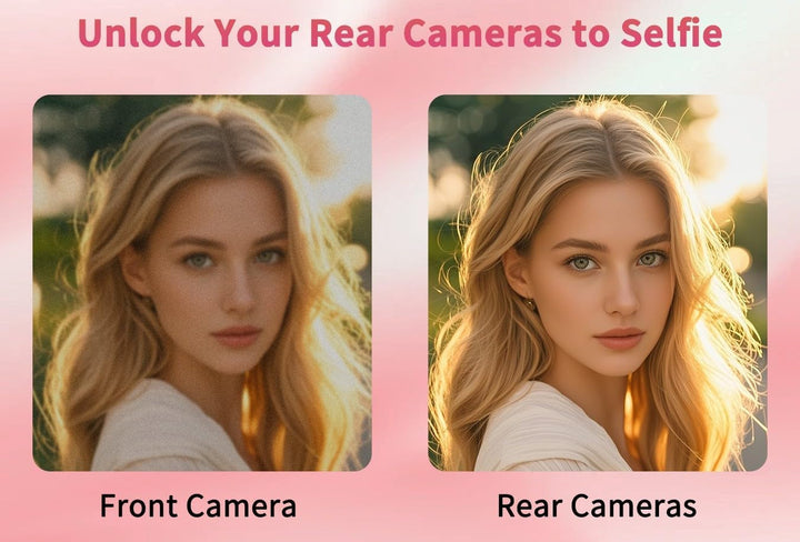 Shimbol P4, 1080P Full Touch HD Selfie Monitor Screen für iPhone &amp; Android, 𝐙𝐮𝐫ü𝐜𝐤-𝐒𝐭𝐞𝐮𝐞𝐫𝐮𝐧𝐠 𝐩𝐞𝐫 𝐓𝐨𝐮