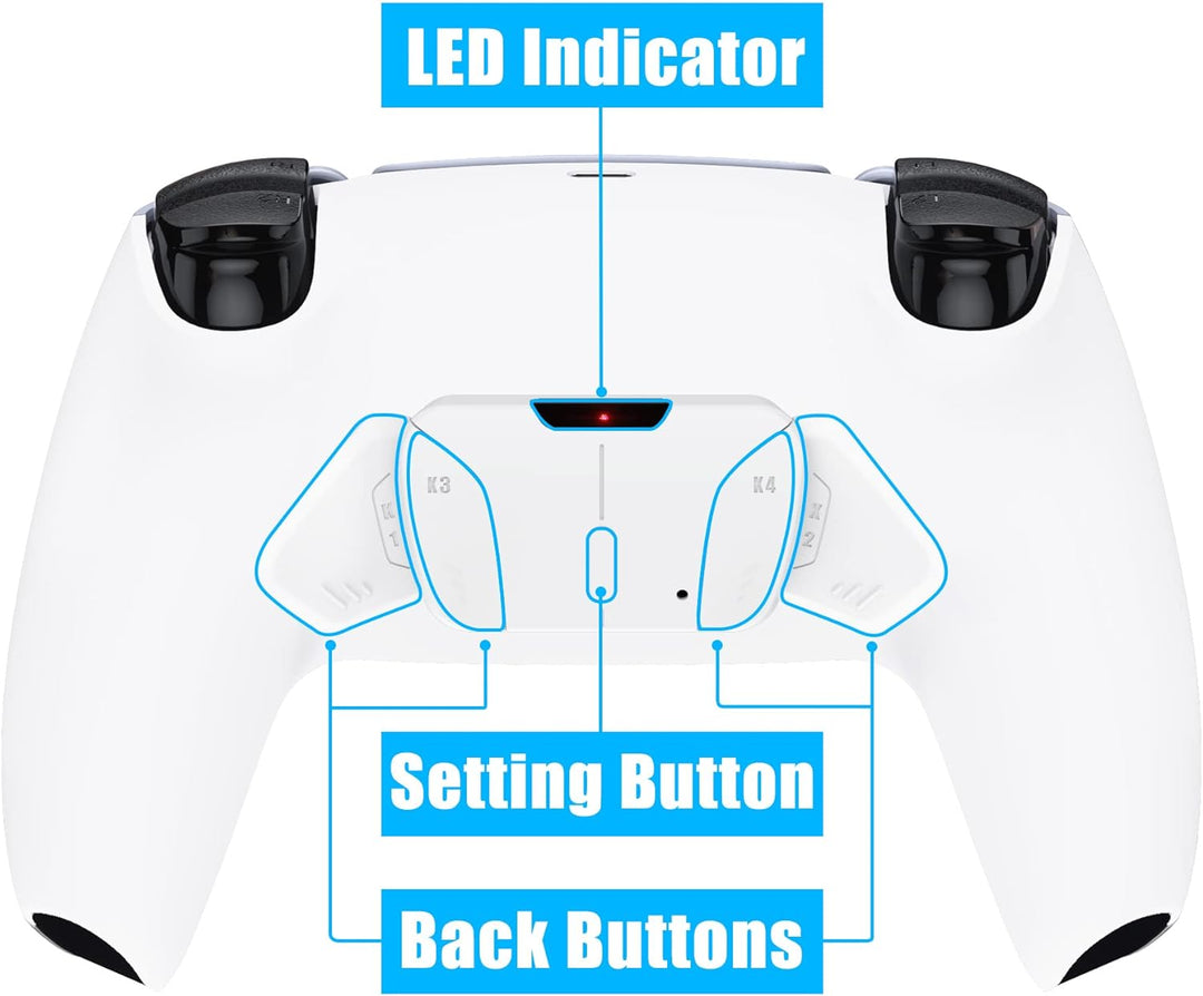 eXtremeRate Programmierbar RISE4 Remap Kit für ps5 Controller BDM-010/020,Remap Board&Rückplate Gehä