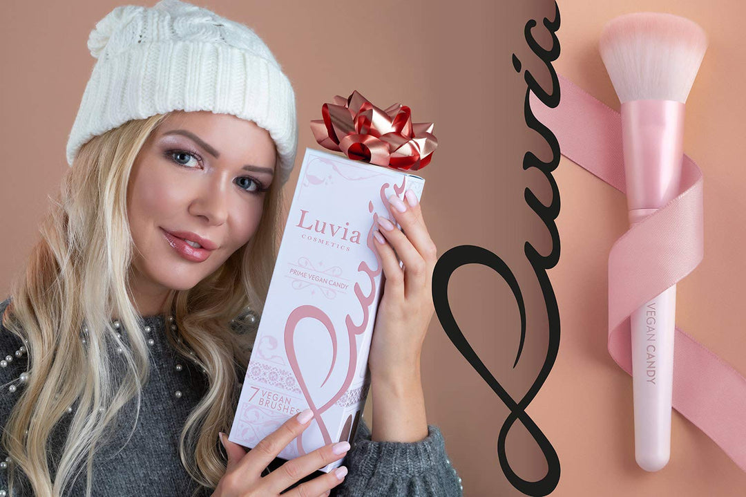 Make-up Pinselset Luvia, Prime Vegan Pro - Candy &amp; Augenpinsel-Set Luvia, Essential Eye Brush Set, 5