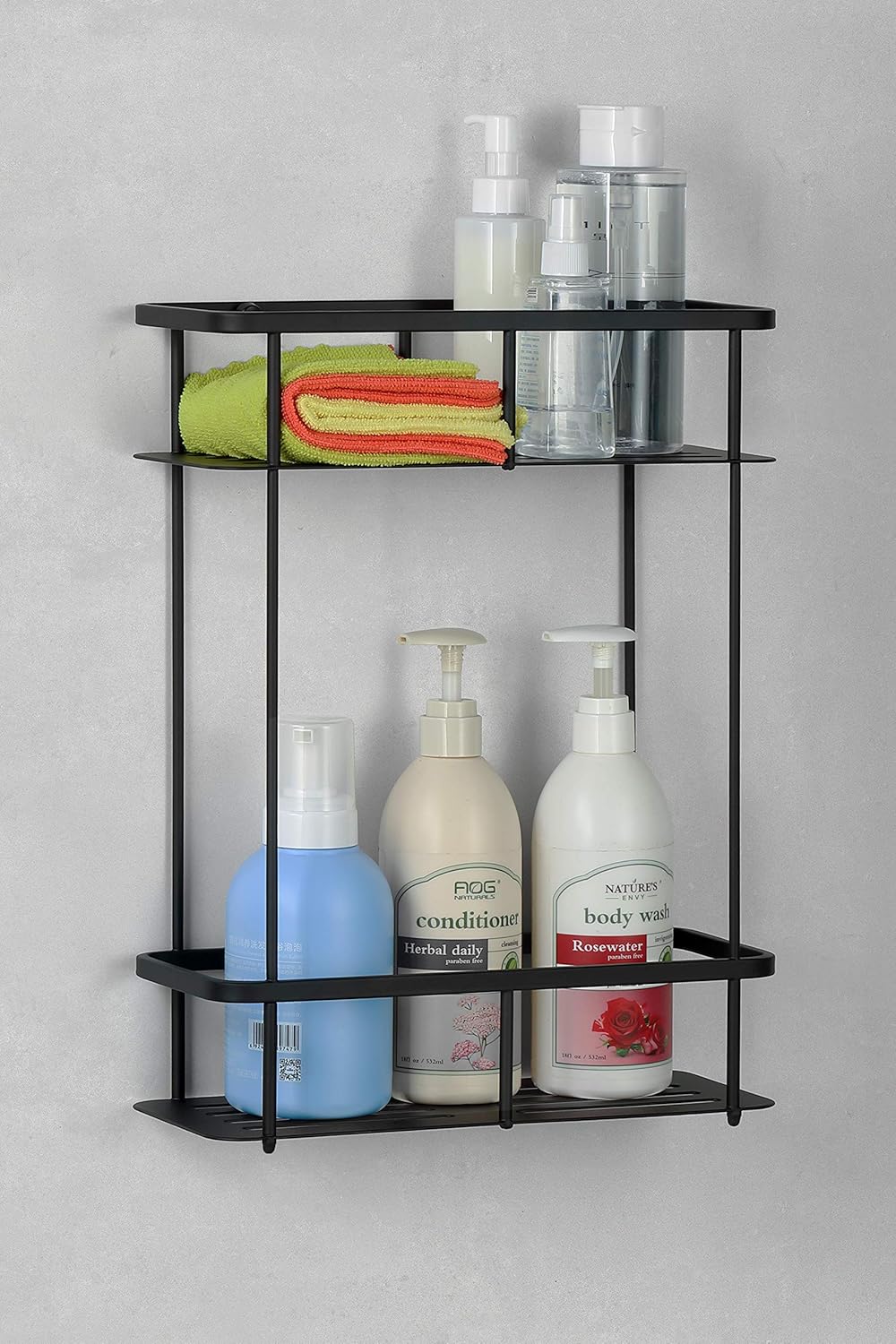 Ambrosya® | Exklusiver Duschkorb aus Edelstahl | Ablage Bad Badezimmer Badregal Duschablage Dusche D