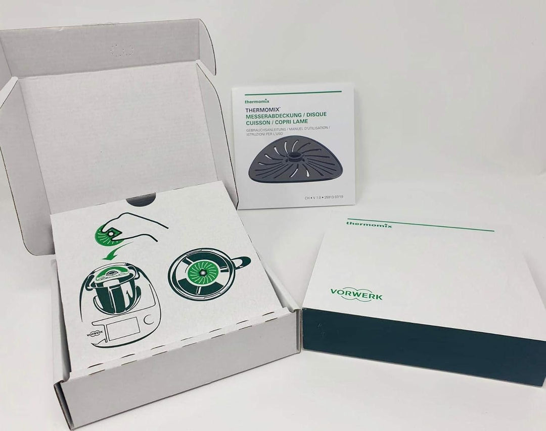 Thermomix Original Vorwerk MESSERABDECKUNG Welle TM6 TM5 Sous-Vide Slow Cooking NEU