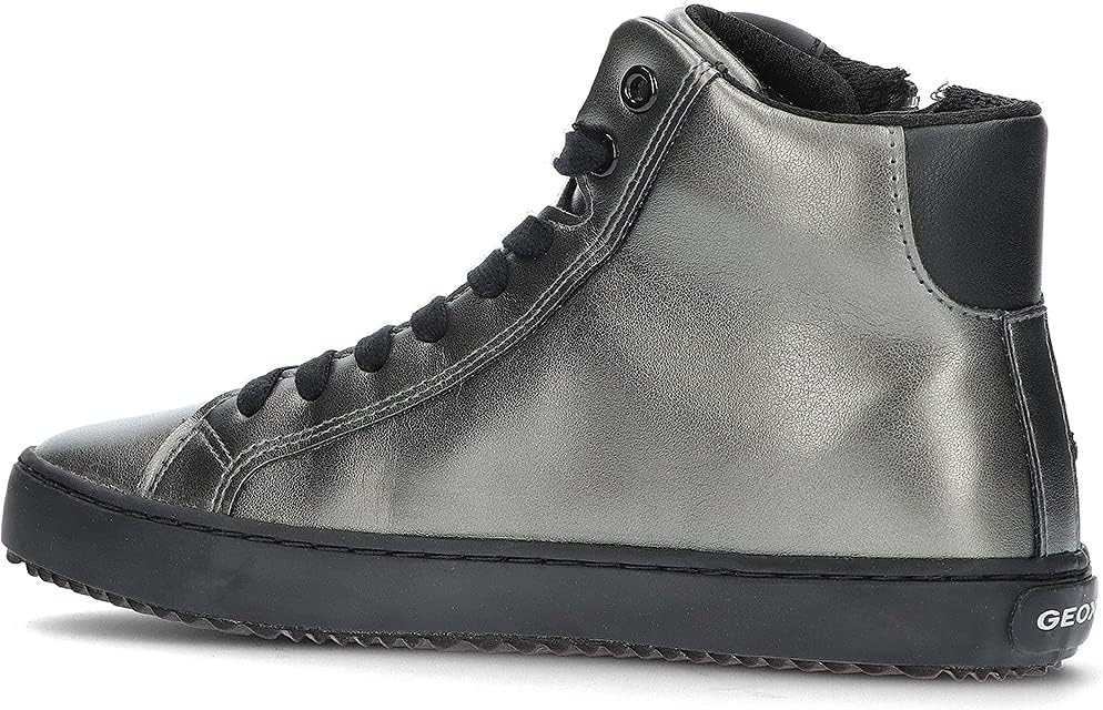 Geox Mädchen J Kalispera Girl A Sneakers 30 EU Dk Grey, 30 EU Dk Grey