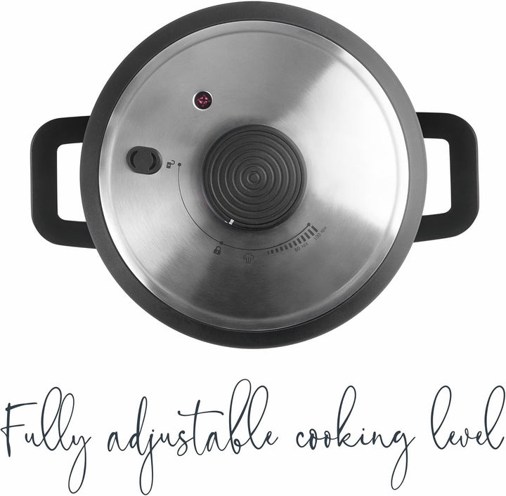 Lacor - 71786 - Superschneller Schnellkochtopf mit hitzebeständigen Sicuro Griffen - Induktion - Ede