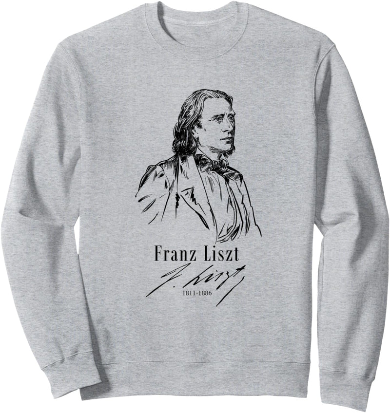 Franz Liszt, Klassische Musik-Klavier Sweatshirt