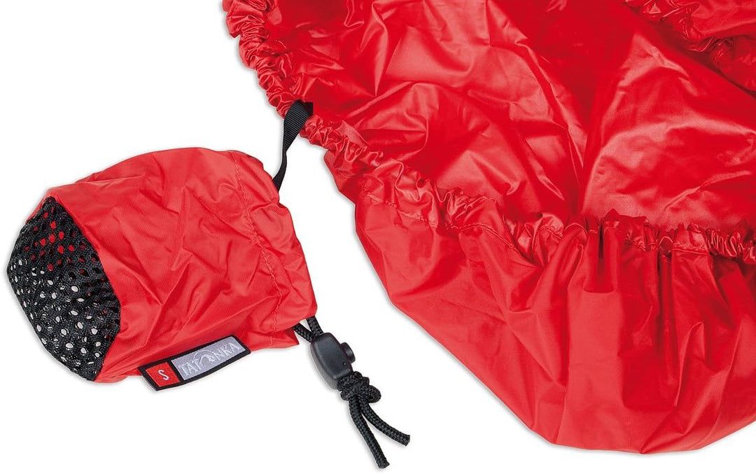 Tatonka Rain Flap - wasserdichte Regenhülle für Rucksäcke - Kleines Packmass - Mit Schnürzug und Kor