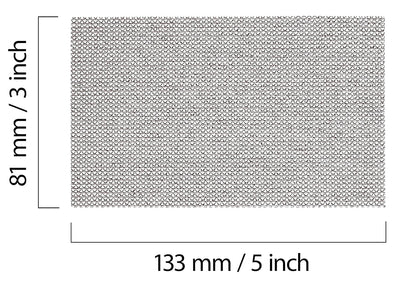 Mirka Abranet Netz-Schleifstreifen 81x133 mm Klett / Korn P400 / 50 Stk / zum Schleifen von Holz, Sp