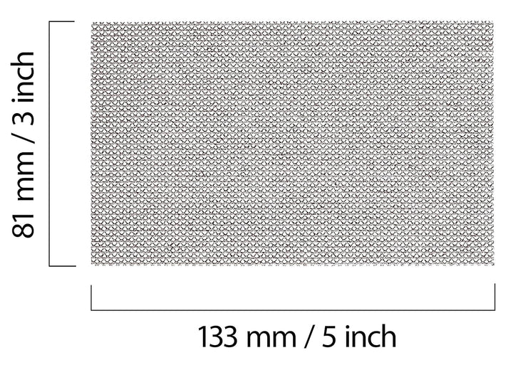 Mirka Abranet Netz-Schleifstreifen 81x133 mm Klett / Korn P120 / 50 Stk / zum Schleifen von Holz, Sp
