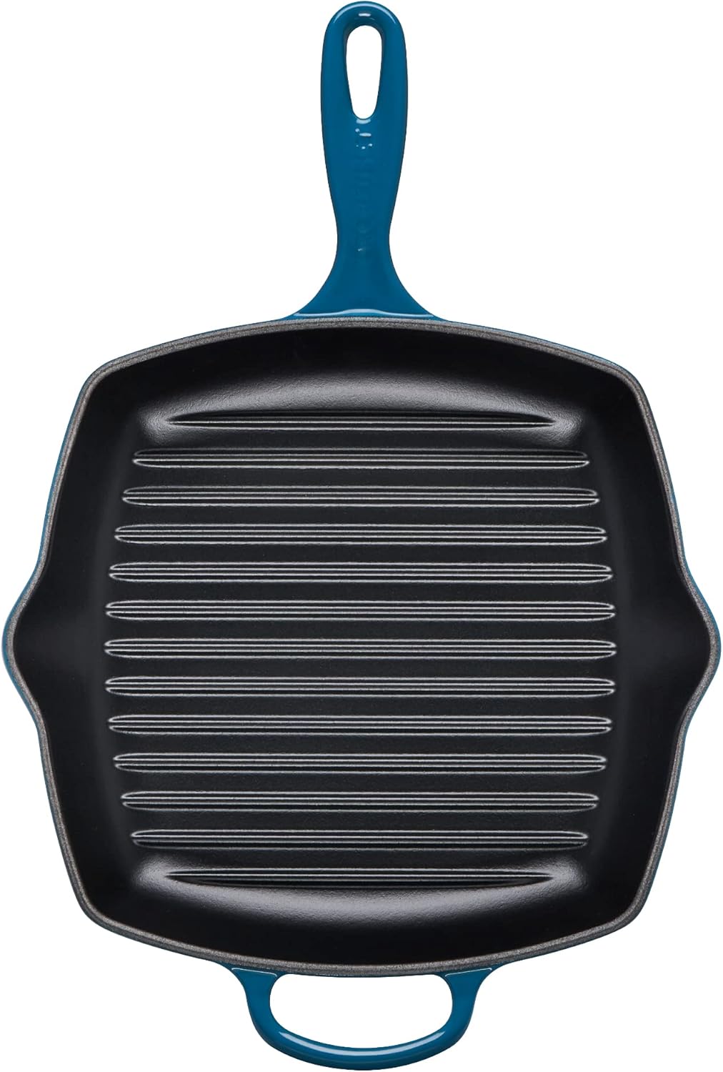 LE CREUSET Signature Gusseisen-Grillpfanne, Quadratisch, 26 cm, Für alle Herdarten inkl. Induktion g