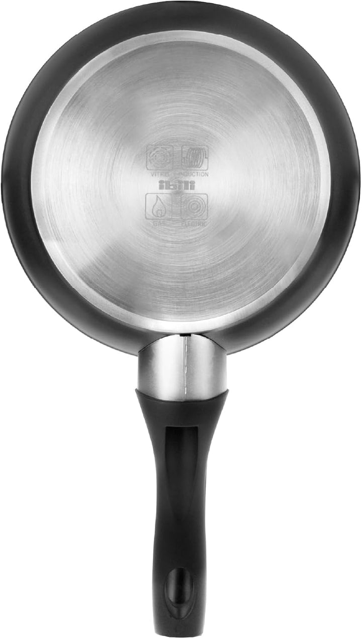 IBILI - Pfanne Natura, 20 cm, Aluminium, Anti-Haft-Beschichtung im Stein-Stil, geeignet für Induktio