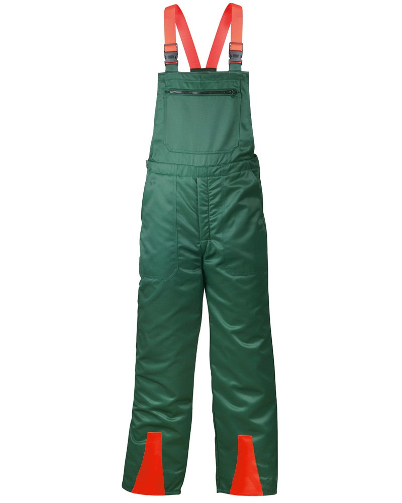 Arbeitshose, Schnittschutzlatzhose Erle, kwf, Kl.1, belüftet, Grösse 60