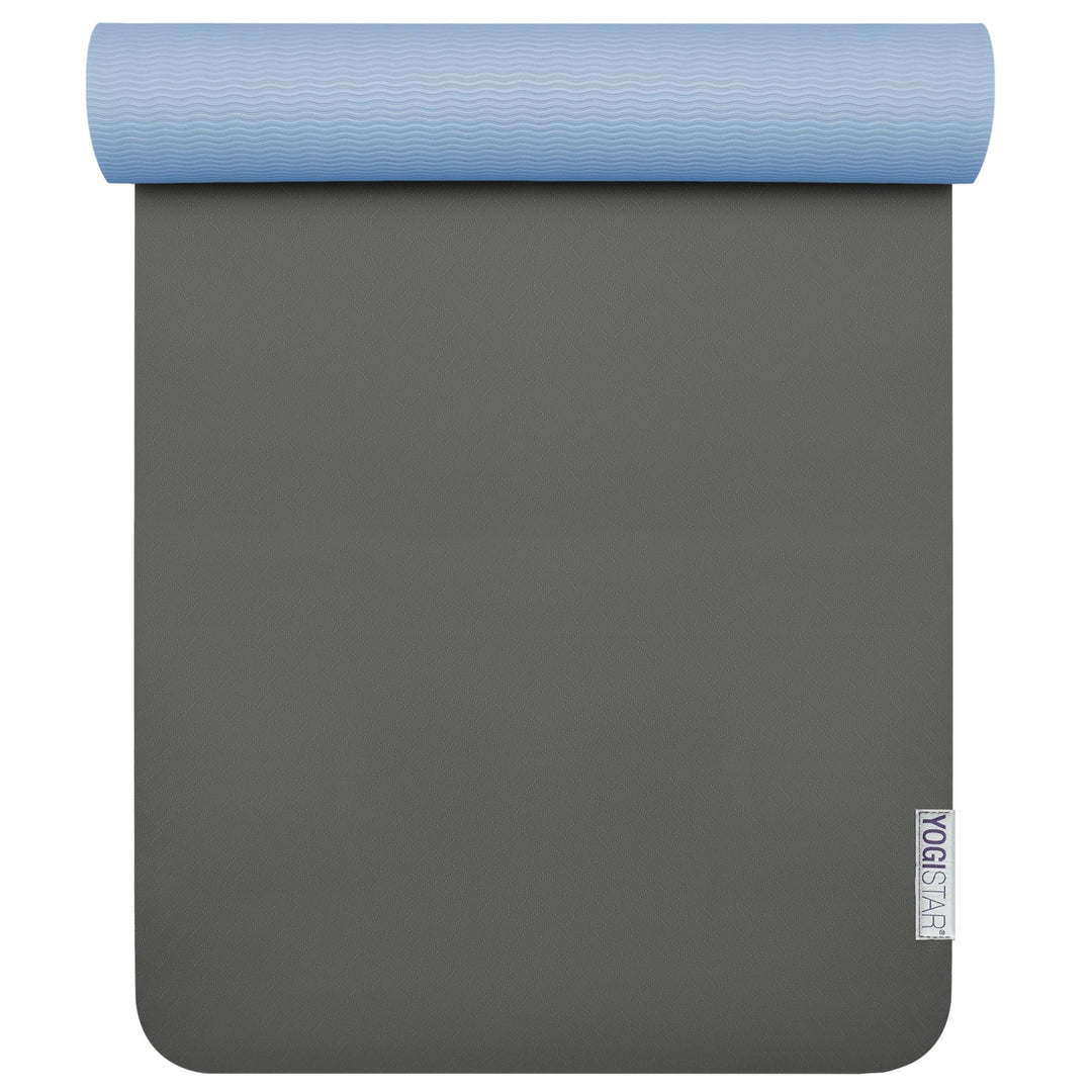 Yogamatte Yogimat® Pro anthrazit, hellblau, anthrazit, hellblau