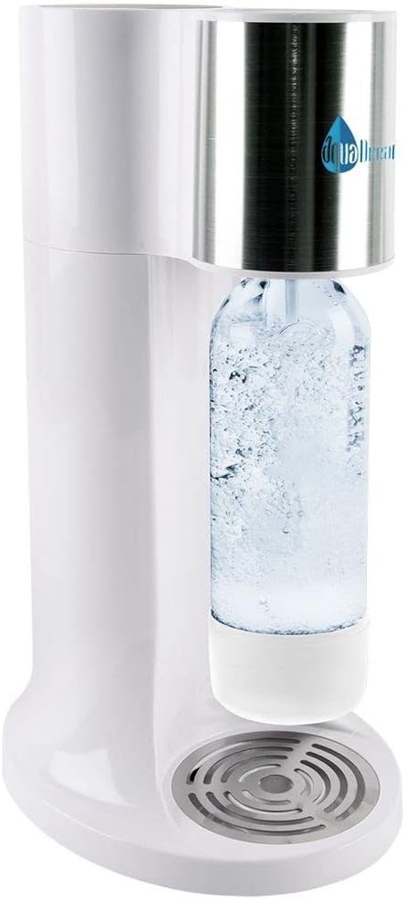 Wassersprudler Sprudler zum Aufsprudeln von Wasser Kohlensäure für Wasser Siphonflasche weiss AquaDr