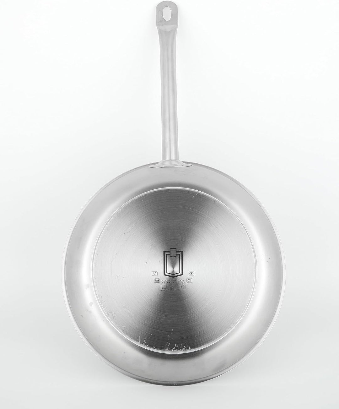 METRO Professional Wok unbeschichtet | Ø 30 cm | Edelstahl | Backofengeeignet bis max. 240 °C | auch