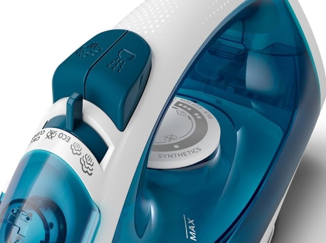 Bügeleisen PHILIPS Easyspeed GC1750/20, 2000W, 100g/min, 220ml, Antihaft-Bügelsohle, blau-weiss