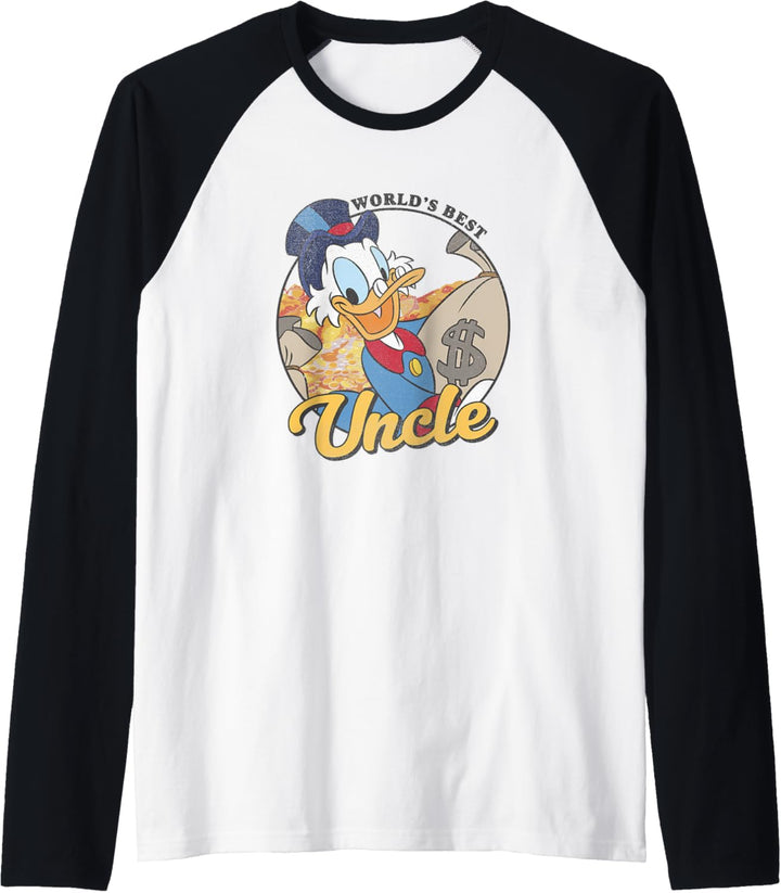 Disney DuckTales Scrooge McDuck World's Best Uncle Raglan