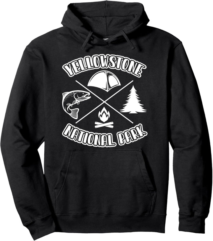 USA Amerika Nationalpark - Yellowstone National Park Pullover Hoodie