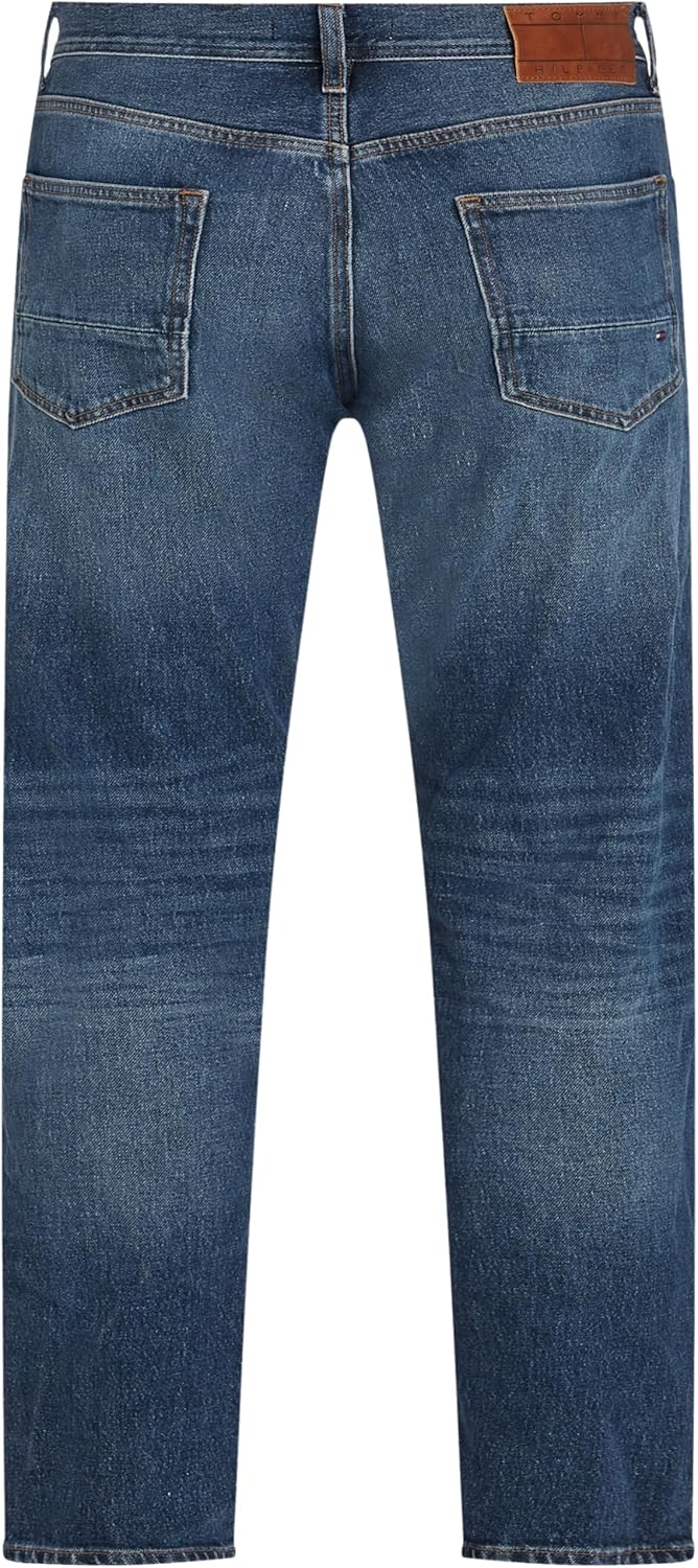 Tommy Hilfiger Herren Jeans Hose Regular Fit Straight Leg 28W / 30L Denim (Gifford Indigo), 28W / 30