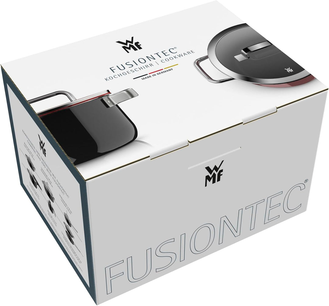 WMF Fusiontec Mineral Pro, Kochtopf mit Deckel, 20 cm, kratzfestes Material, Kochtopf Induktion, für