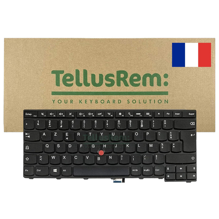 TellusRem ersatztastatur Französisch Nicht Hintergrundbeleuchtung für Lenovo Thinkpad T431 T431S E43