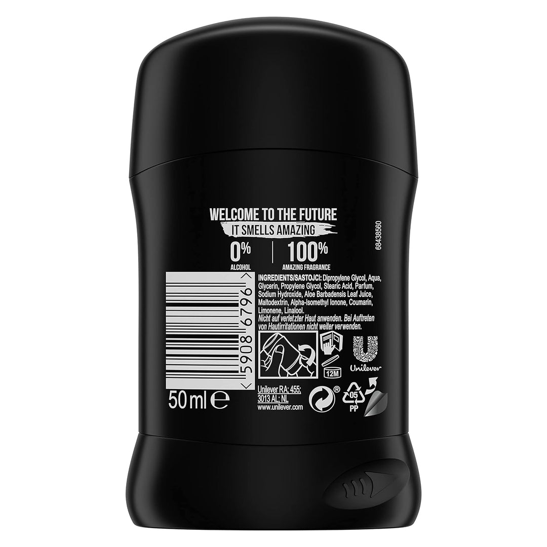 Axe Deodorant Stick Leather & Cookies Deo ohne Aluminium mit langanhaltendem Duft 6 Stück x 50 ml De