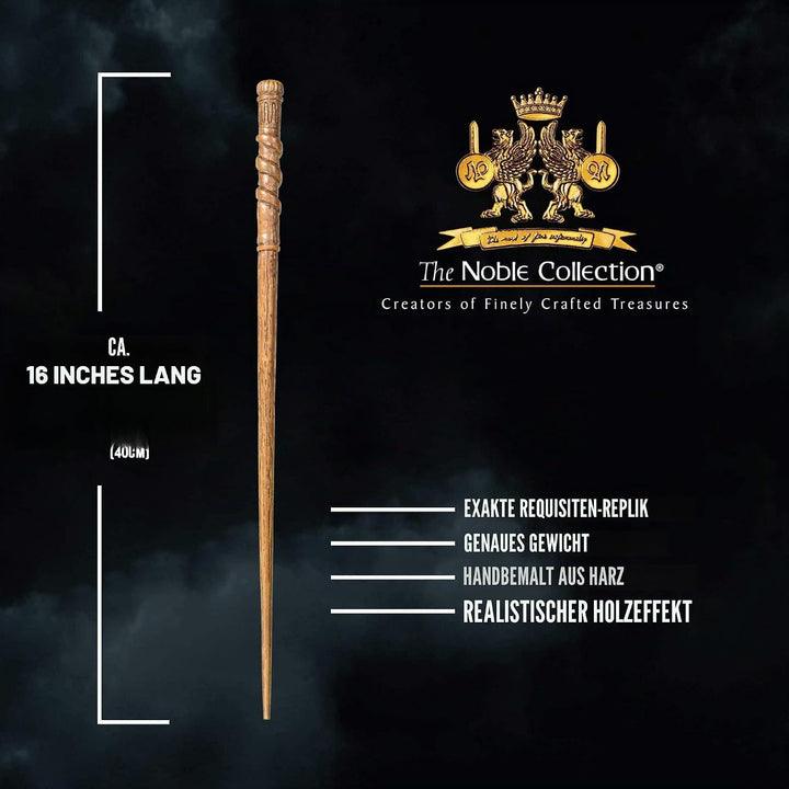 The Noble Collection - Percy Weasley Character Wand - 16in (40cm) Wizarding World Wand with Name Tag