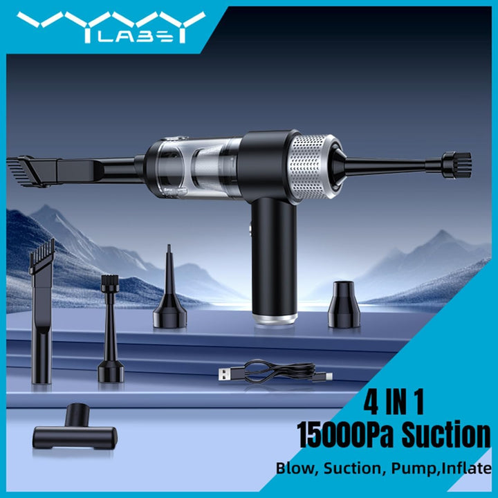 Handheld Car Vacuum Cleaner 15000 Pa with One-Button Dust Discharge (Blow/Suction) Mini/Tragbar/Aufl