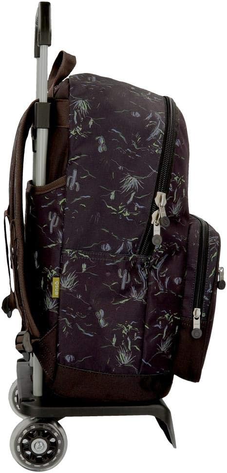 Enso West Rucksack mit Trolley Schwarz 31x42x15 cms Polyester 23.94L Rucksack 44 Trolley, Rucksack 4