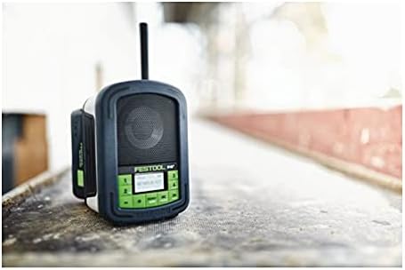 Festool Digitalradio BR 10 DAB+ SYSROCK (mit Netzadapter 230 V, AUX-IN Kabel, Tasche)