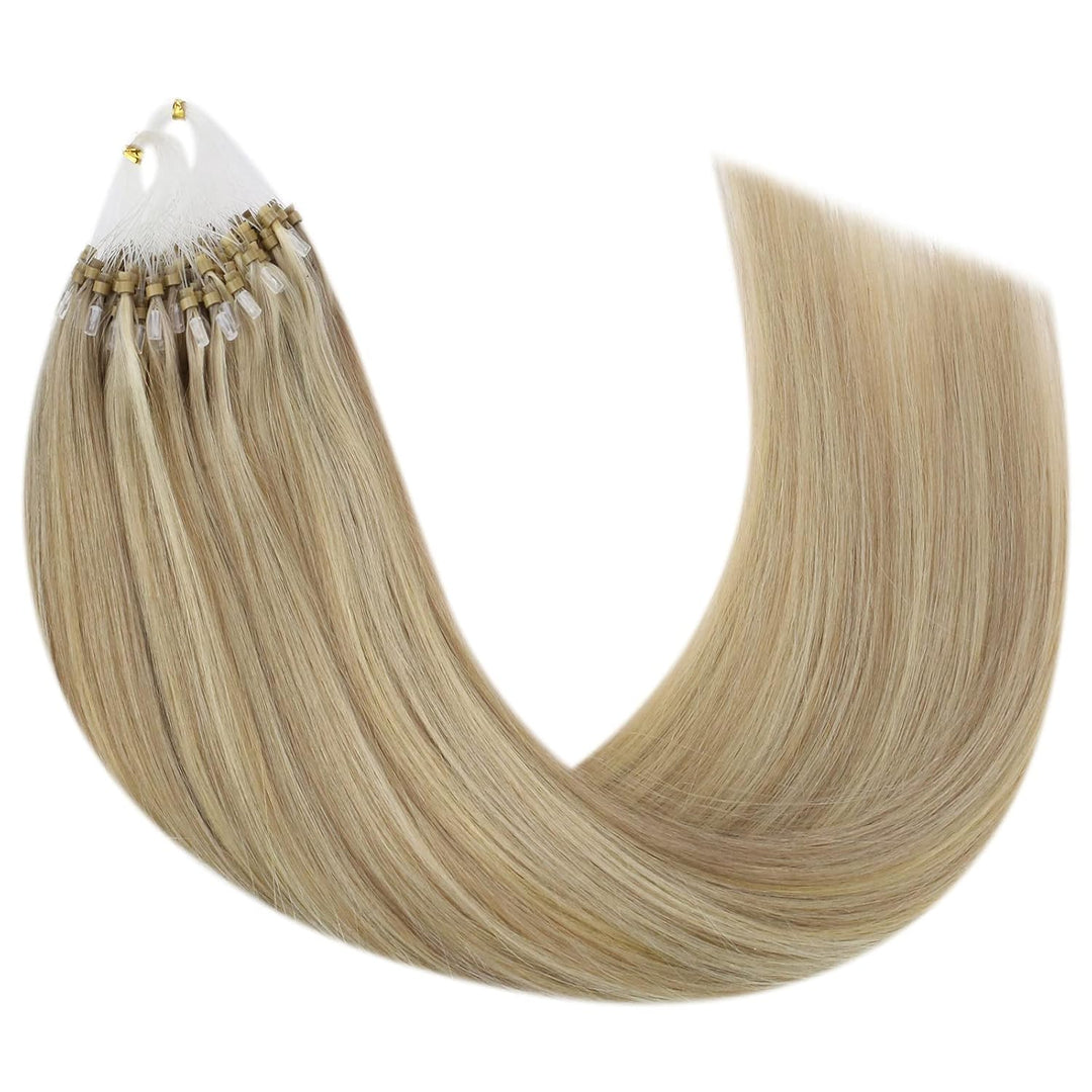 YoungSee Microring Extensions Echthaar 1g Blond Microring Extensions Goldblong bis Blond Microring H
