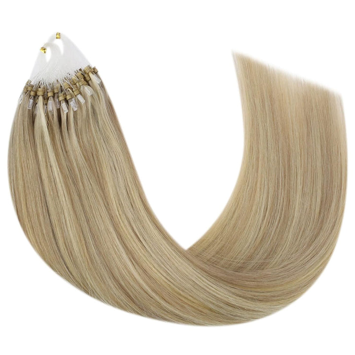 YoungSee Microring Extensions Echthaar 1g Blond Microring Extensions Goldblong bis Blond Microring H